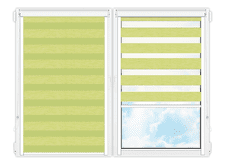 Рулонные кассетные шторы День Ночь Бергамо-208 цена. Купить в «Мастерская Жалюзи»