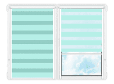 Рулонные кассетные шторы День Ночь Делия-125 цена. Купить в «Мастерская Жалюзи»