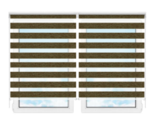 Рулонные шторы мини День Ночь Равелло 406 цена. Купить в «Мастерская Жалюзи»