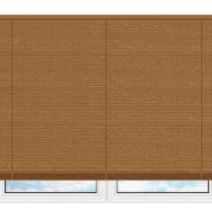 Деревянные горизонтальные жалюзи 50 мм - 33 золотой дуб