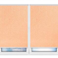 Рулонные шторы Мини Шелк-абрикосовый