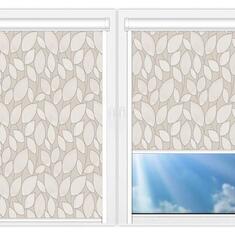 Кассетные рулонные шторы UNI Ницца бо бежевый